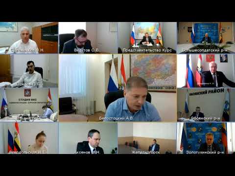 Курский губернатор вернулся из отпуска