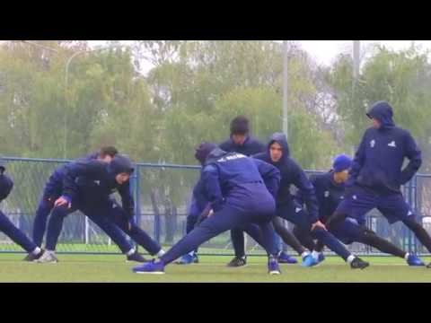 Первая тренировка Астана U19 в Загребе