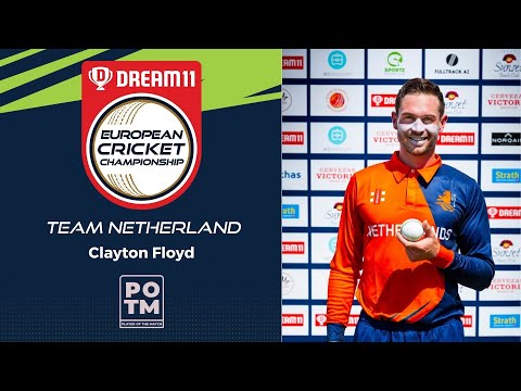 MOM: C.Floyd - ROM vs NED XI | Highlights | Dream11 European Cricket Championship Day 1 | ECC21