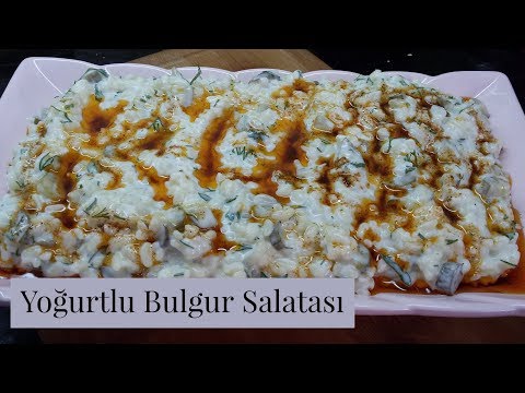 Yoğurtlu Bulgur Salatası Tarifi - Naciye Kesici - Yemek Tarifleri