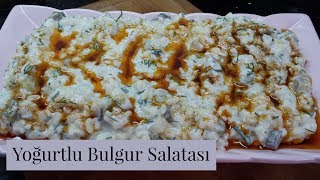 Yoğurtlu Bulgur Salatası Tarifi - Naciye Kesici 