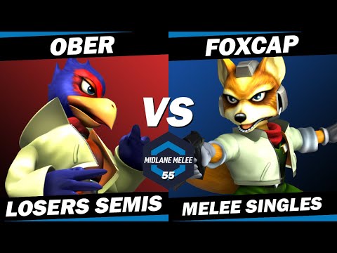 Ober vs FoxCap - Losers Semi Finals | Midlane Melee 55