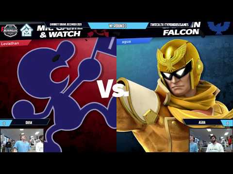 Gwinnett Brawl For the Crown 2019 - 4o4| Dusk(Game & Watch) VS Agua(Falcon)- W. Round 3