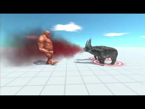 Giant Vs Bufallo I Animal Revolt Battle Simulator