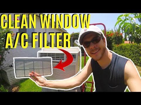 How to Wash and Clean a Window AC Filter