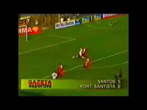 Santos 5 x 0 Portuguesa Santista (Campeonato Paulista 2001)