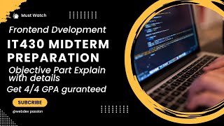 IT430 Midterm Preparation | IT430 Midterm Preparation 2025 | IT430 Midterm Objective Preparation
