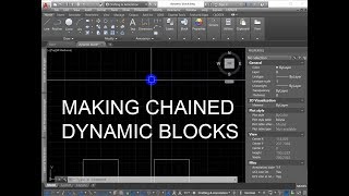 Autocad tutorial - making chained dynamic blocks