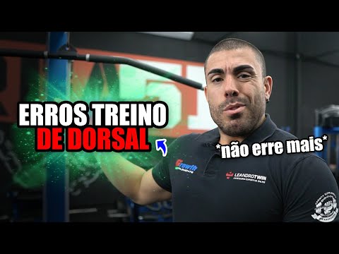 Erros que acabam com seu treino de dorsal