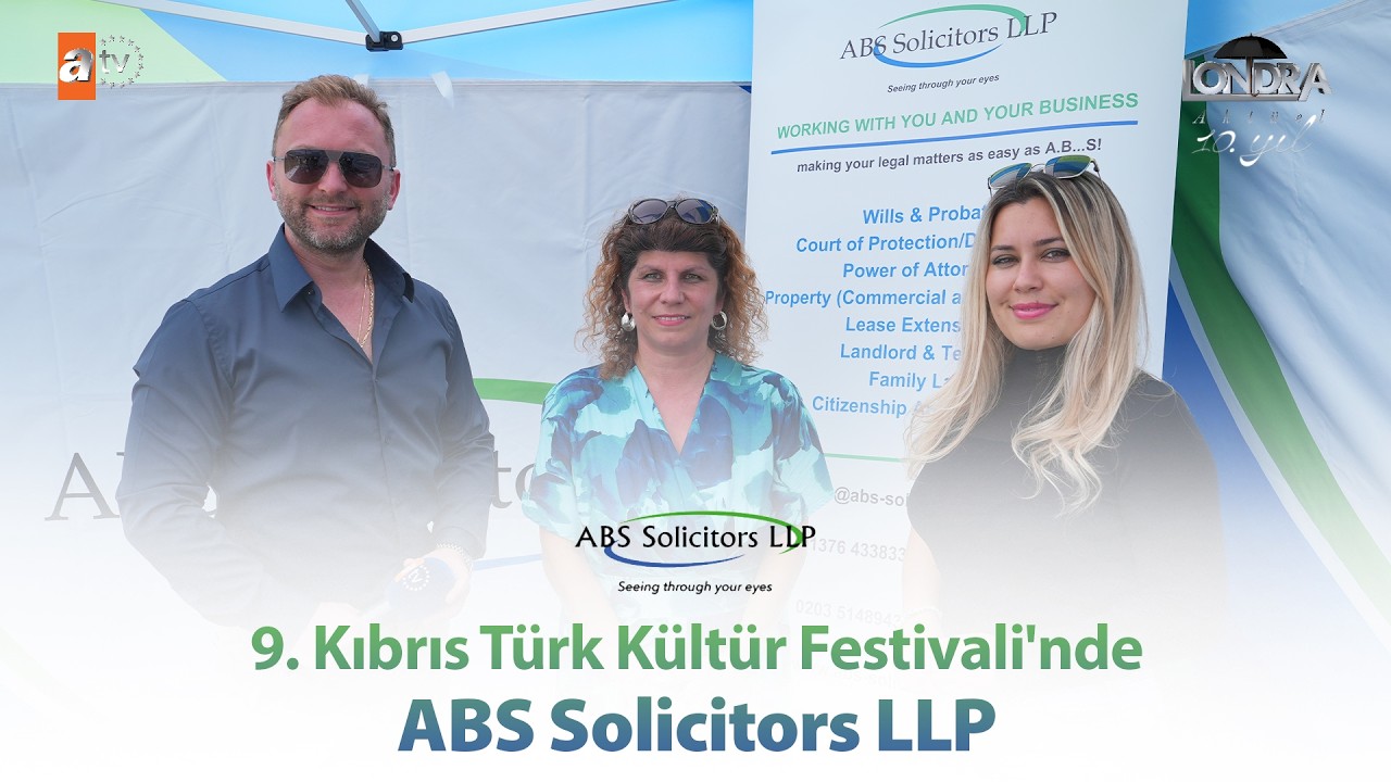 9. Kıbrıs Türk Kültür Festivali'nde ABS Solicitors LLP.
