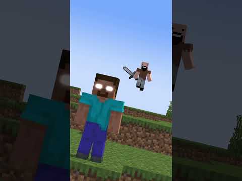 Herobrine vs Notch ⚡ Epic Sword Clash on the Hill | Minecraft Showdown