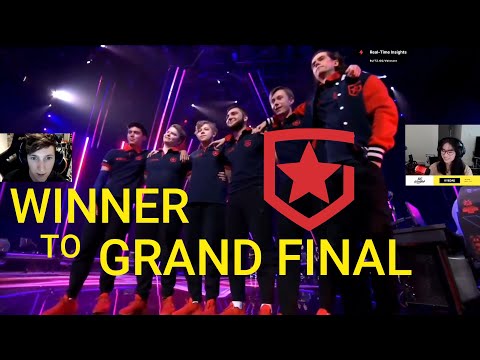 KYEDAE and Boaster REACTS to Gambit destroying G2 by 13 - 0 and Qualifies to GRAND FINAL