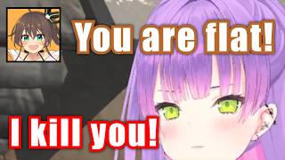 Matsuri Calls Towa Flat Like A Wall【Hololive】