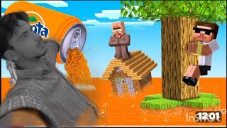 Surviving campa Pepsi made in India Tsunami with Doorbin in Minecraft..