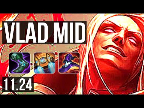 VLAD vs PYKE (MID) | 1.4M mastery, Godlike, 8/4/15 | NA Diamond | 11.24