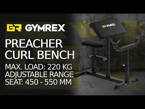 video - Preacher Curl Bench