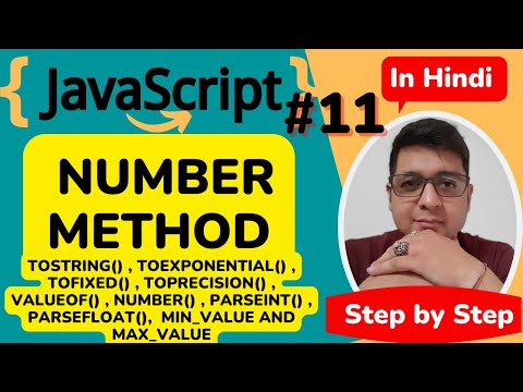 Javascript Number Method Tutorial Javascript Tutorial Step By Step In Hindi 11