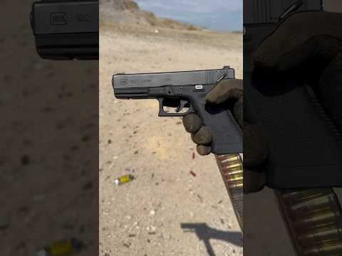 Glock 18c the Austrian unicorn #9mm #pistol #glock #g18 #viral #shooting #shorts #fullauto
