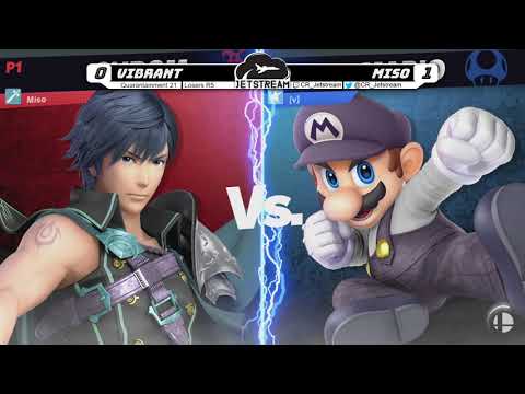 Quarantainment 21 Losers R5 - Miso (Chrom) Vs. Vibrant (Mario) Smash Ultimate - SSBU