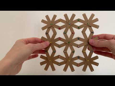 geometry in motion: playing with scissor mechanism (made out of paper) pt.2