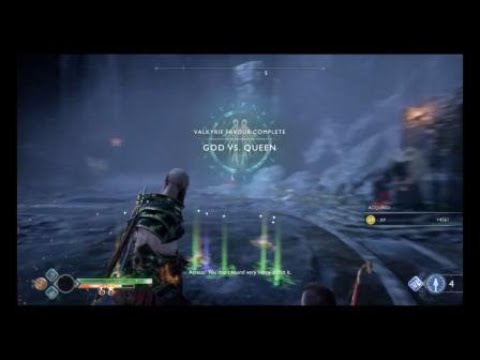 God of War 4 - Queen of Valkyries (Sigrun) Fight
