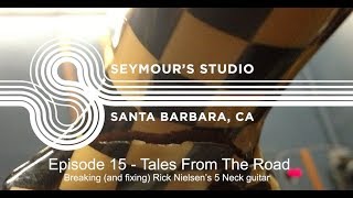 Video thumbnail for Seymour's Studio Eps 15 - Tales from the Road - Breaking (and fixing) Rick Nielsen's 5 Neck guitar by Seymour Duncan