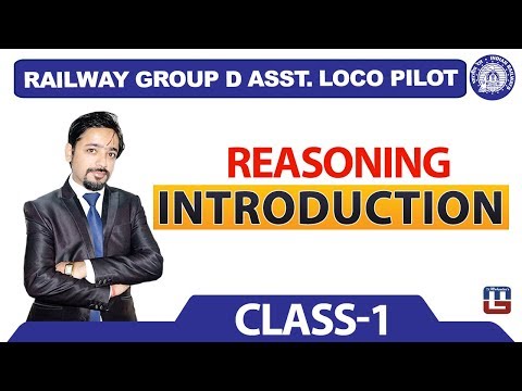 Introduction | Reasoning Ability | Class 1| RRB | Reasoning By Puneet Sir | Railway ALP / Group D Video