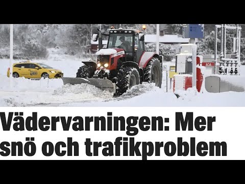 Snökaoset: Orange varning i Stockholm och på Gotland