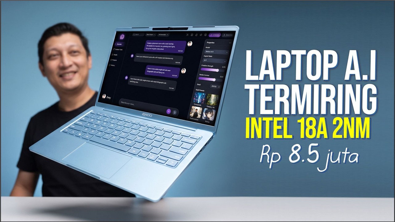 Tahan 14jam & CPU + IGPU terbaru XE3 ~ tak ada lawan |  Axioo Hype AI 3 305