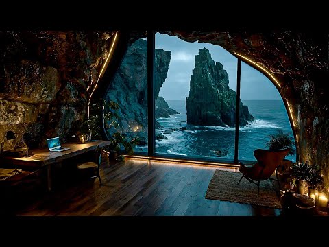 Cave Office Ambience | Deep Work Focus Music for Ultimate Productivity