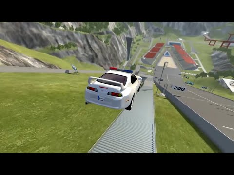 TOP Down Stairs Jumps #1-Car Jump Arena#beamng drive#beamng#beamng drive crashes#Stairs Jumps Down