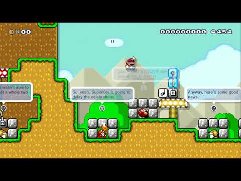 SuperKev Announcement by ★SuperKev★ - Miiverse - SUPER MARIO MAKER - NO COMMENTARY 1bh
