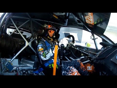 GoPro HD:  Ken Block RallyCross Course Preview - X Games 2012