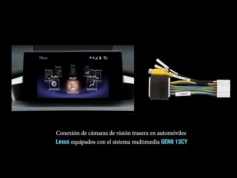 Cable de 24 pines para cámara trasera para Lexus CT200h, ES250, ES300h, ES350, NX200t, NX300h (mercado UE) Vista previa  8
