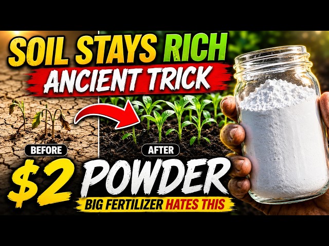 The $2 powder that keeps soil fertile forever — Amazon tribes knew it, fertilizer companies hid it. SDDEFAULT Thumbnail