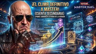YU-GI-OH! MASTER DUEL ¡LA HORA DE LA VERDAD! 💎 SUBIENDO A MÁSTER CON MI CUENTA SECUNDARIA 👑