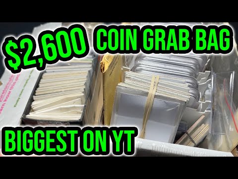 Man Buys $2,600 Rare Coin Grab Bag - My Biggest Mix Lot EVER