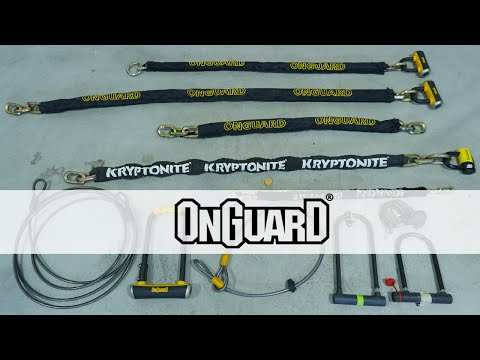 OnGuard U- Lock Nekonas Mini dviratis tvirtinimo mėlyna 90x140 mm (8155BU) video