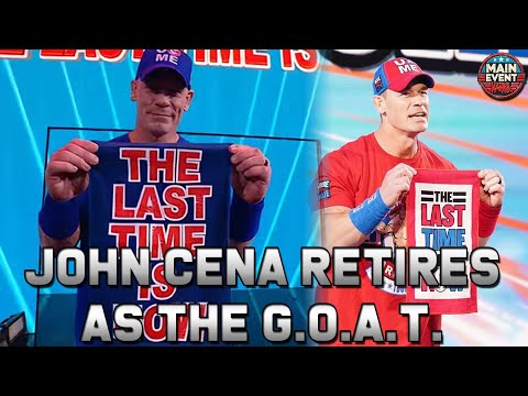 John Cena Retires as the G.O.A.T.