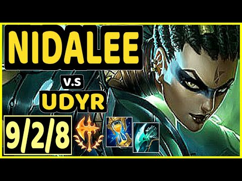 CANYON (NIDALEE) vs UDYR - 9/2/8 KDA JUNGLE CHALLENGER GAMEPLAY - KR
