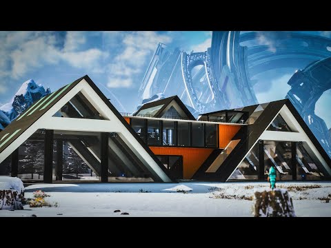 I Built an All-in-One Modern A-Frame Tek Base on Lost Colony in ARK: Survival Ascended!