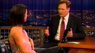 Bridget Moynahan on "Late Night with Conan O'Brien" - 1/29/03