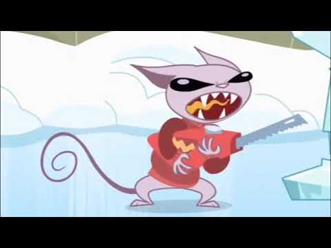 Animals inc Mary gets frightened by the scream extractor machine