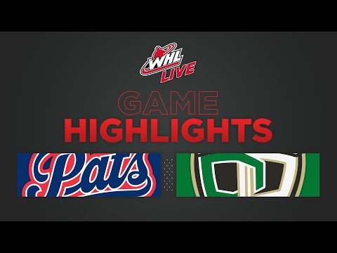 WHL Highlights: Pats (3) at Raiders (2) - December 9, 2022