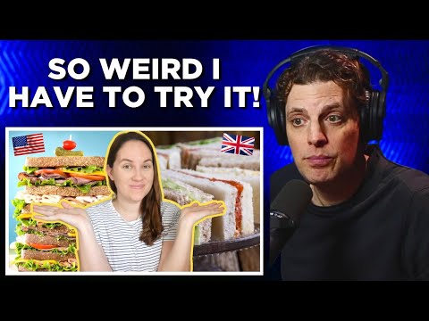 American Reacts to UK and USA Sandwiches Fascinating Differences!
