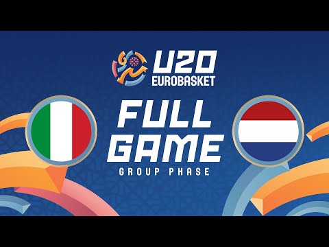 Group Phase | Italy v Netherlands | Full Basketball Game | FIBA U20 Women's EuroBasket 2025
