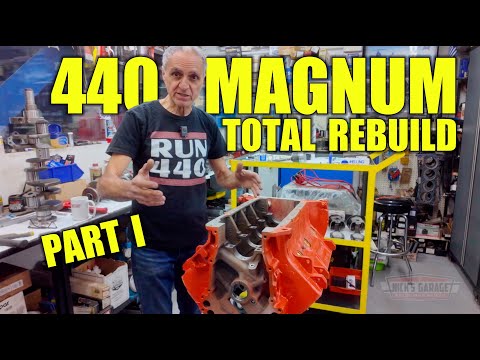 Numbers Matching 1970 Magnum 440 Rebuild - Part I - Short Block Assembly