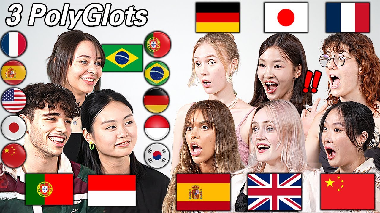 3 Polyglots Suprising People By Speaking Their Languages!! (Guess My Nationality Prank!!!)