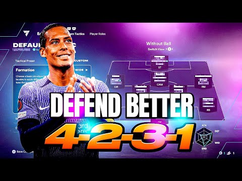 FC 26 4231 Custom Tactics Makes Defending EASY *After Patch*!