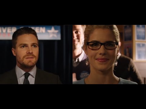 Olicity - Arrow - 4x04 Pt.11 - Oliver's mayoral candidate speech